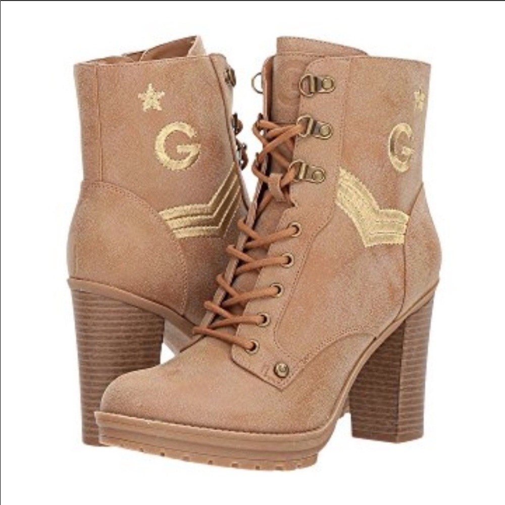 G by Guess Lug Sole heeled boots